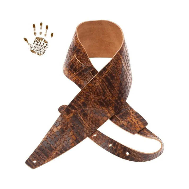 Magrabò Holes HC Embossed Croco Lux Marrone Chiaro 10 cm Nuovo Arrivo