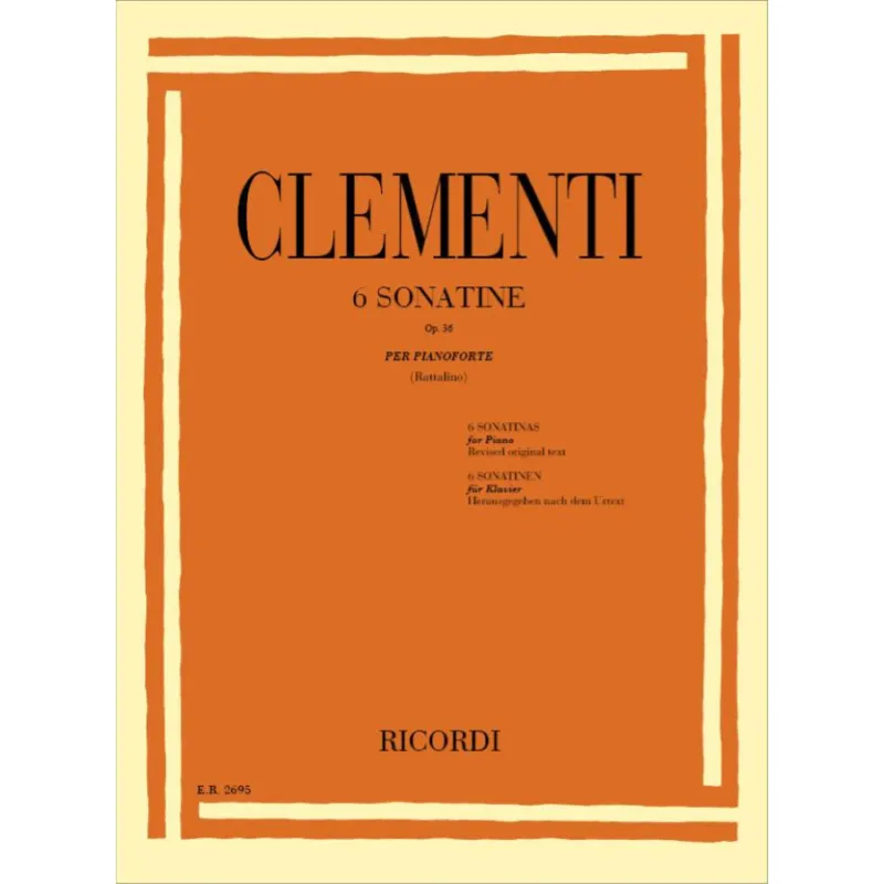 Nuovo Arrivo 6 Sonatine Op. 36 Libro