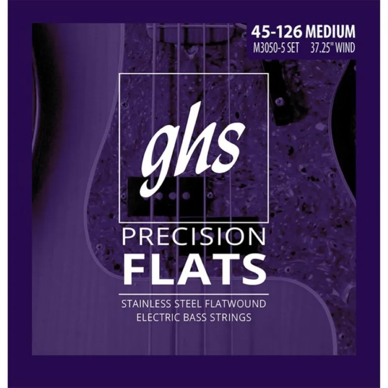 Offerta GHS Precision Flatwound Basso 5 St 045-126 M3050-5