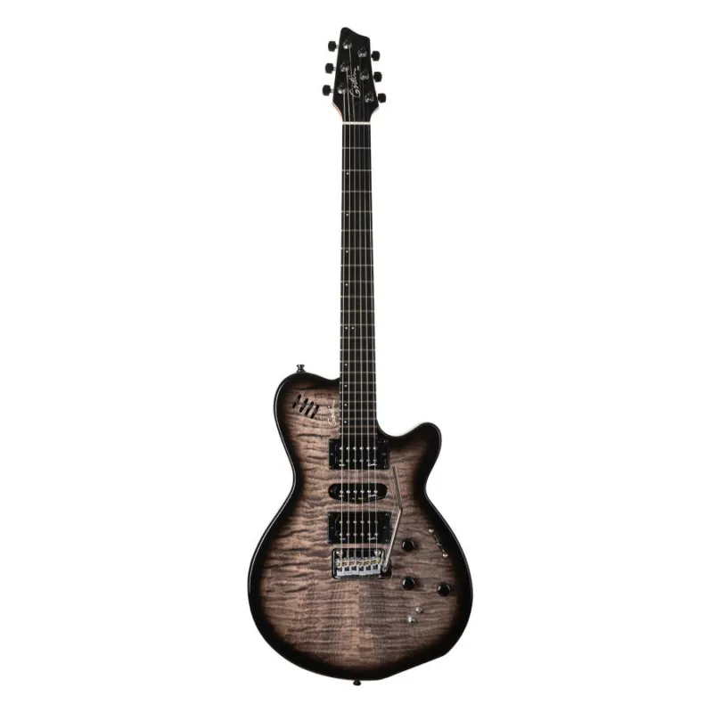 Prezzo Ridotto Godin Electric xtSA Synth Access 3 Voice Trans Black Flame