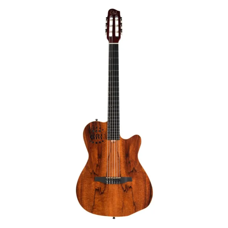 Spedizione Espresso Godin Multiac ACS Nylon Synth Access 2 Voice Koa Extreme HG