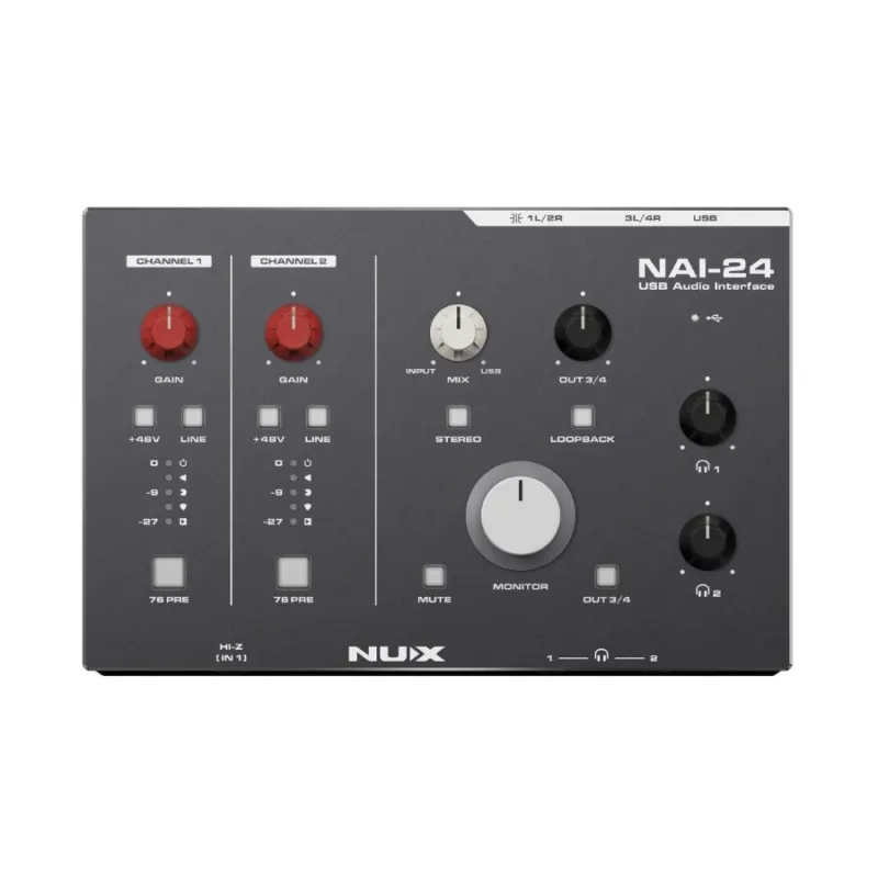 NUX NAI-24 Scheda audio USB 192kHz Prezzo Ridotto