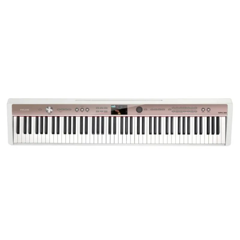 Popolare NUX NPK-20 WHITE pianoforte digitale portatile