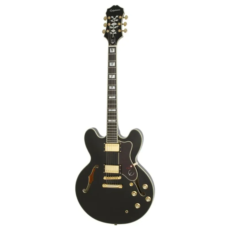 Prezzo Conveniente Epiphone Sheraton-II Pro Ebony - Chitarra Semiacustica