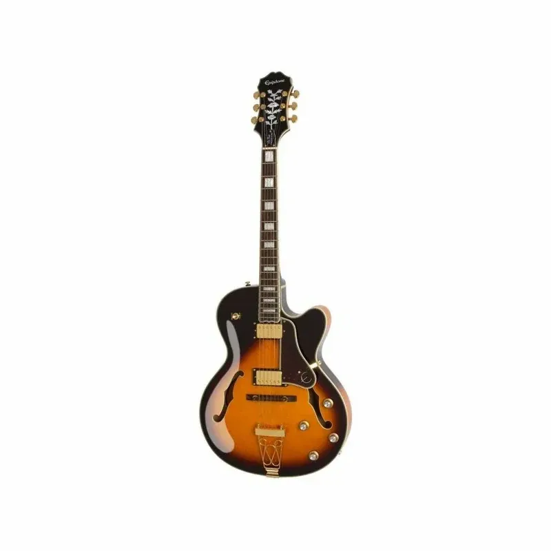 Epiphone Joe Pass Emperor-II PRO Vintage Sunburst - Chitarra Elettrica Semiacustica Prezzo Scontato