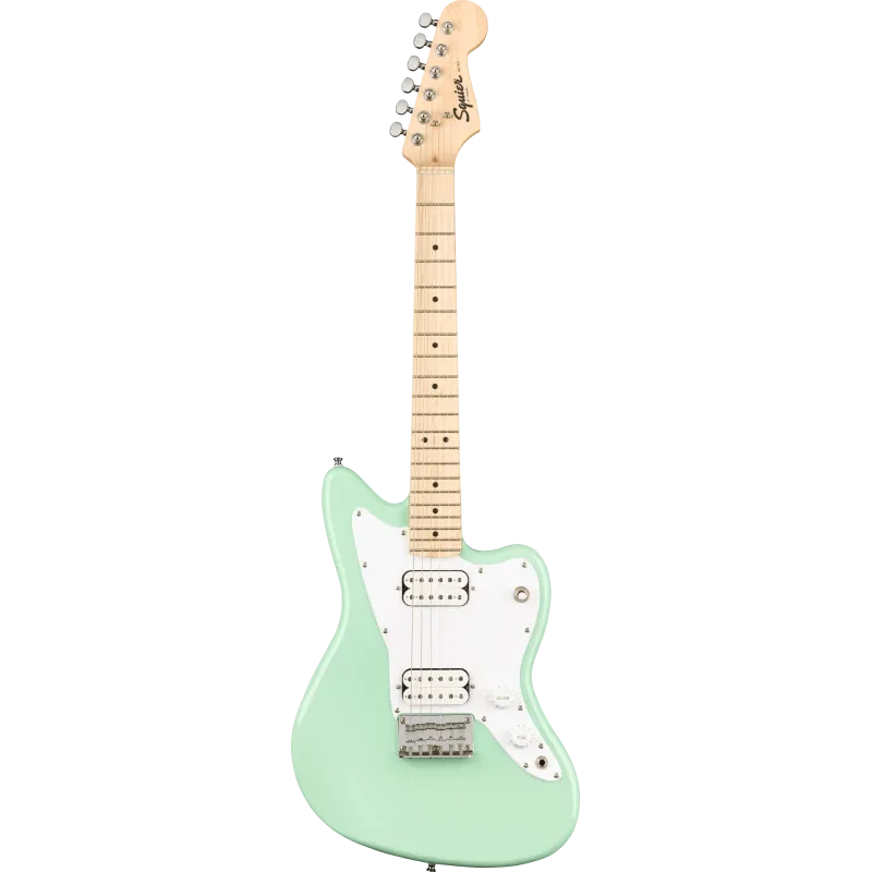 Esclusivo Squier Mini Jazzmaster HH MN WPG Surf Green - Chitarra Elettrica