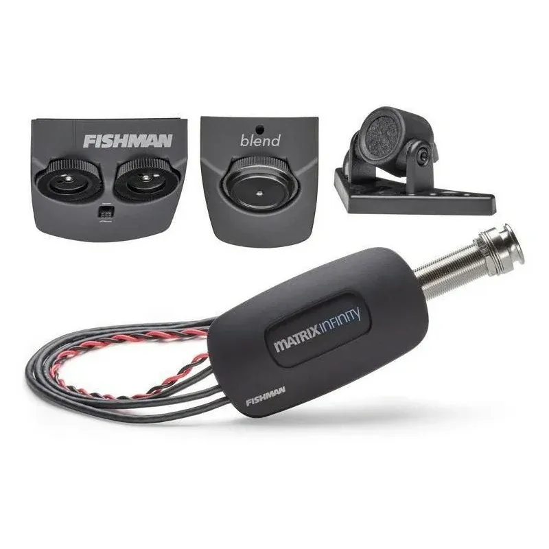 Direttamente Dal Produttore Fishman Matrix Infinity Mic Blend Narrow - Pick-Up per chitarra acustica