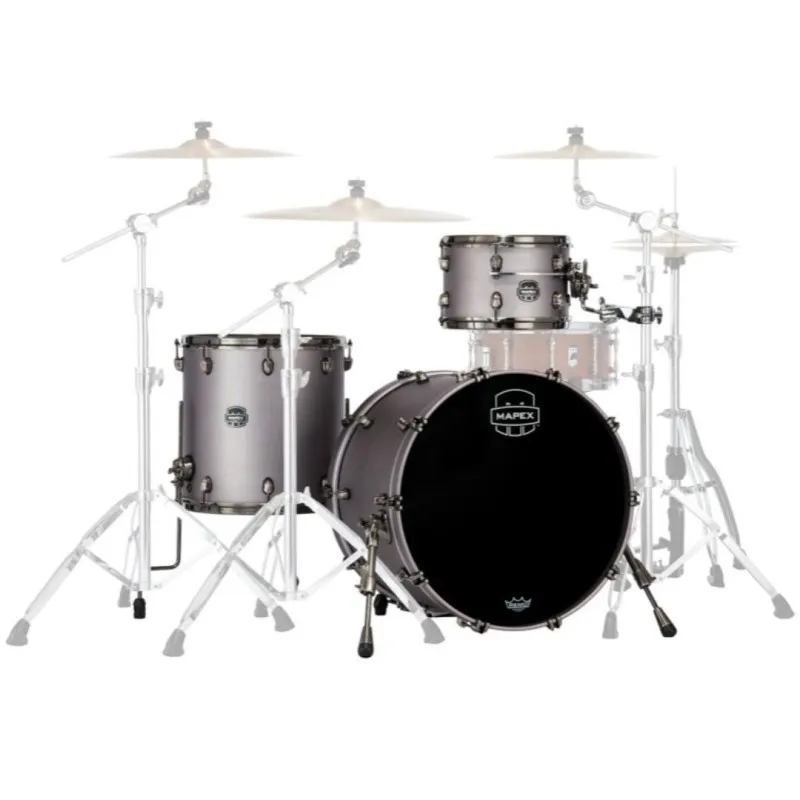 Bestseller Mapex Saturn Evolution 22" Metal Grey SE426XHBPG - Batteria 3 Pezzi Cassa Da 22"