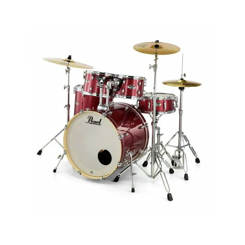 Spedito Oggi Pearl Export 20" Cherry Glitter EXX705NBR/C704 - Batteria completa con cassa da 20"