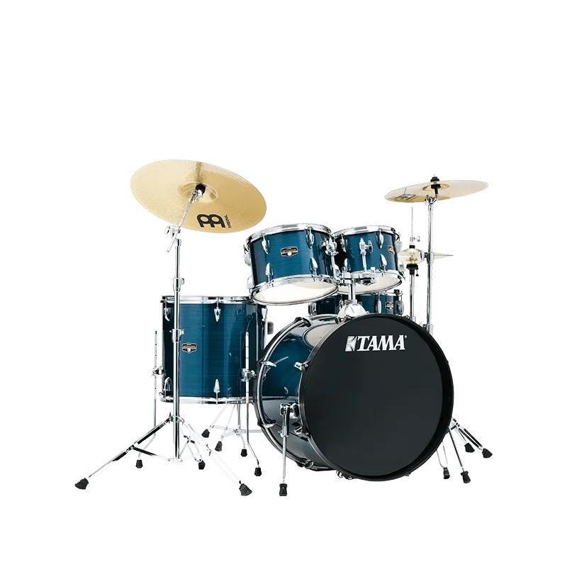 Esclusivo TAMA Imperialstar 22" Hairline Blue IP52H6W-HLB - Batteria Completa