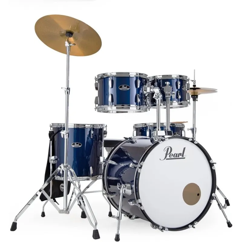 Pearl Roadshow 18" Royal Blue Metallic RS585C/C743 - Batteria 18" con hardware e piatti Subito Disponibile