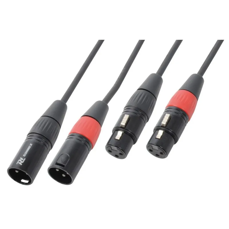 Nuova Collezione Power Dynamics Connex Cx60-6 - Cable 2xxlr m-2xxlr f 6.0m