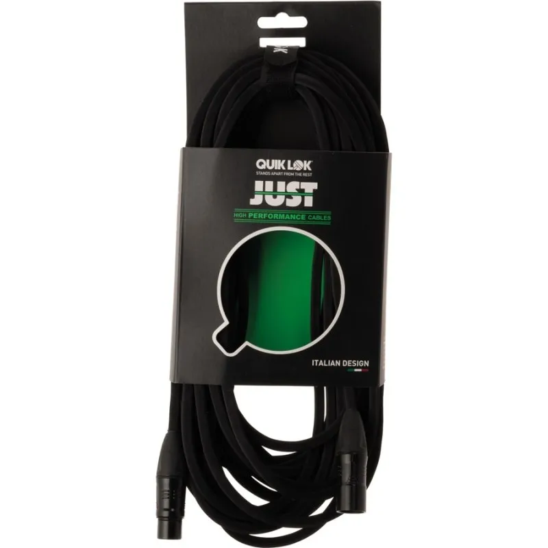 Consegna Rapida Quik Lok Just/MF-2 Black - Cavo per microfono