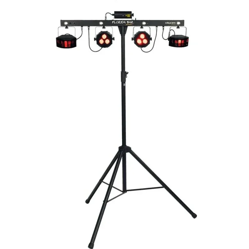 Algam Lighting FLORIDA-BAR - Set illuminazione par led multieffetto dmx Offerta Del Giorno
