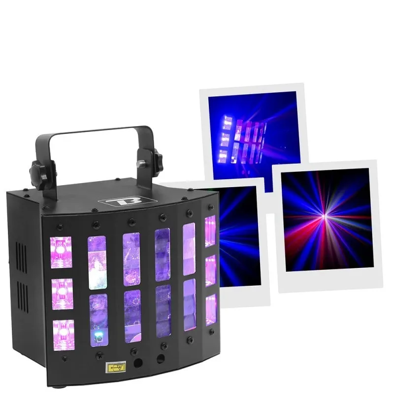 BoomToneDJ Derbyfx 4in1 - Luce LED Multieffetto Prezzo Basso