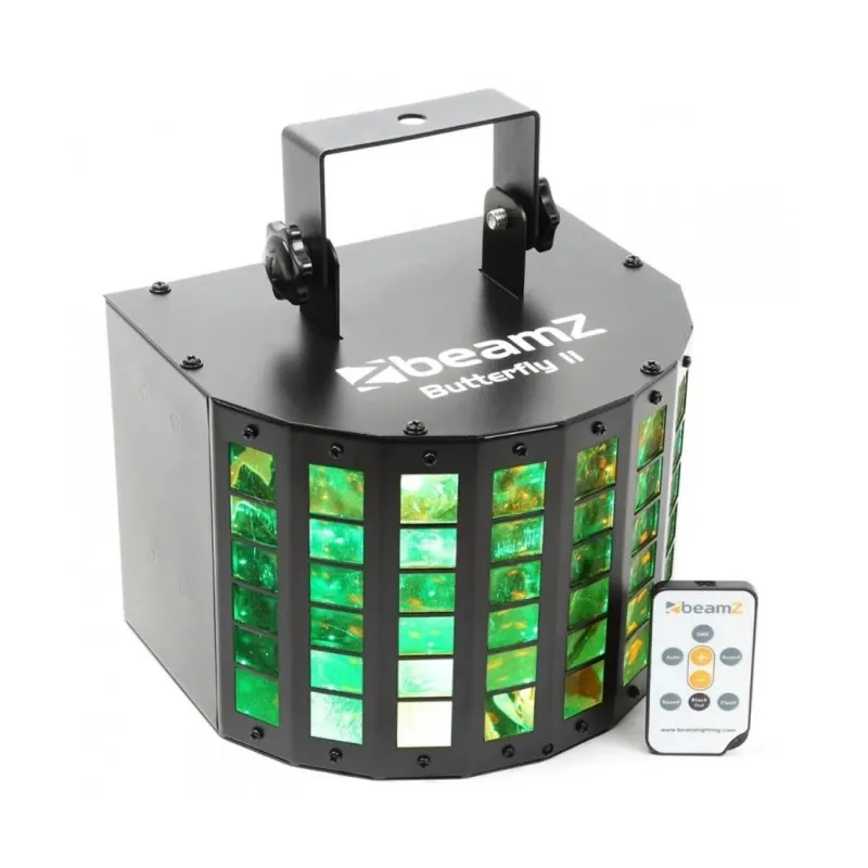 Promozione Beamz LED Butterfly II - Mini Derby a LED