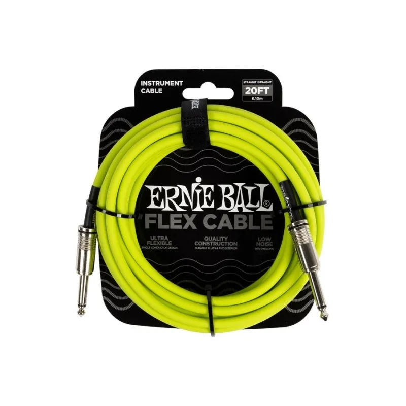 Ernie Ball 6419 Green - Cavi per strumenti Prezzo Scontato
