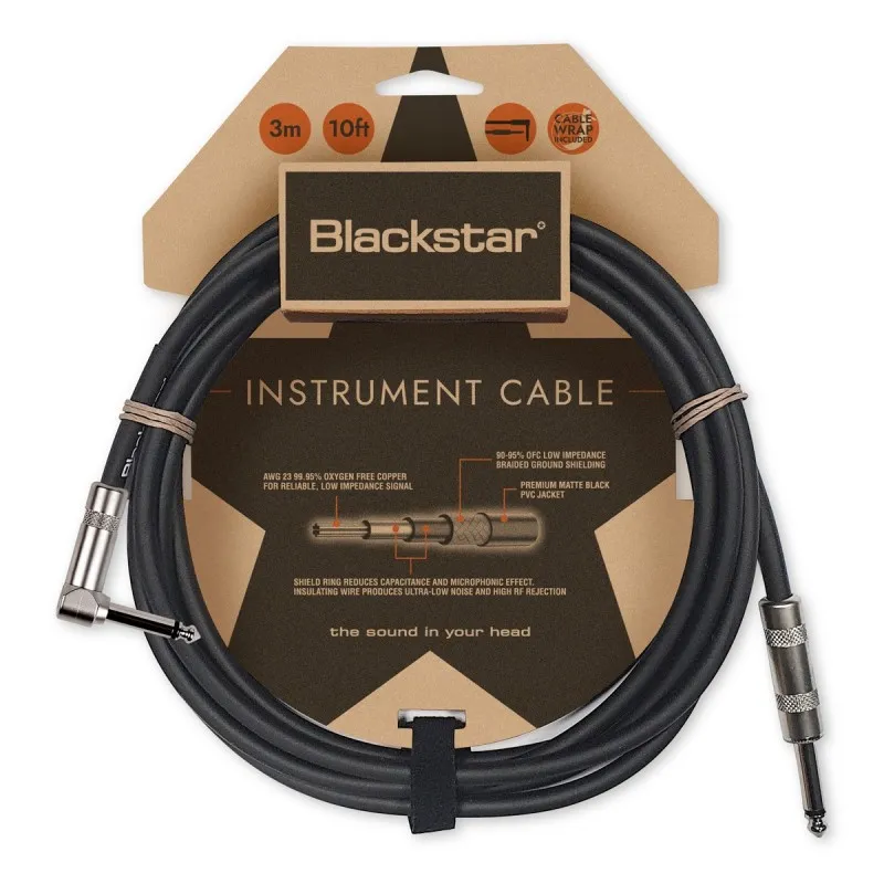 Blackstar BS-CABLE-STD-3M-SA - Jack-jack angolato 6.3 TS Bestseller