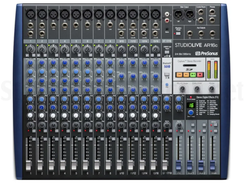 PRESONUS StudioLive AR16c + Fender Studio Pro Novità