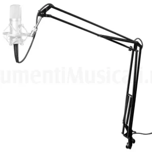 BESPECO MSRA10 Supporto da Tavolo per Microfono da Studio Offerta Lampo