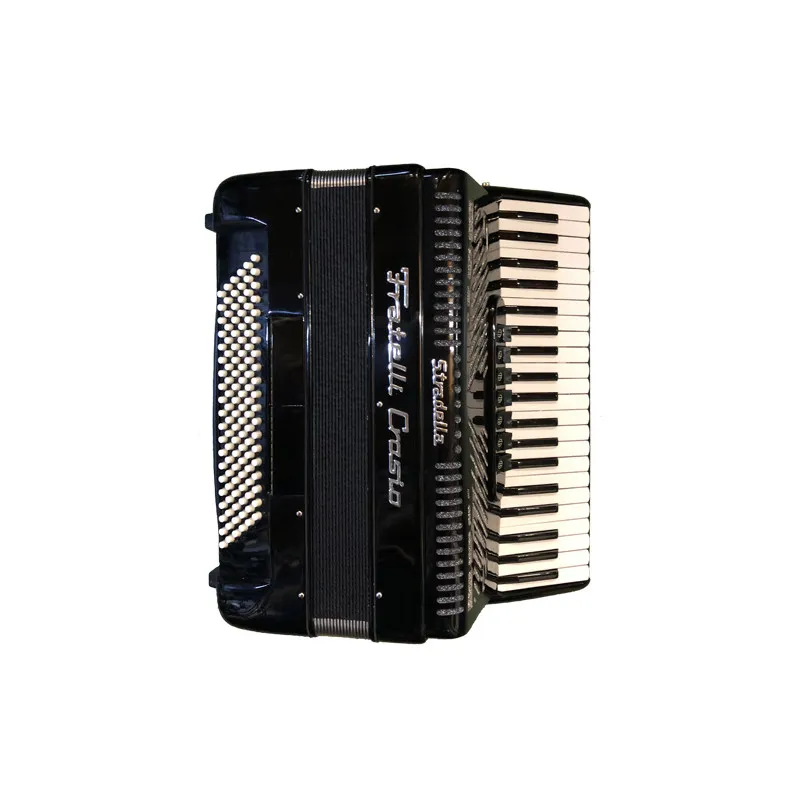 CROSIO JH2008 FISARMONICA TASTIERA PIANO 41/120 BASSI 7+2, NERA Nuova Collezione