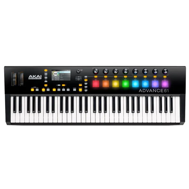 AKAI ADVANCE 61 - TASTIERA CONTROLLER MIDI/USB 61 TASTI Nuova Collezione