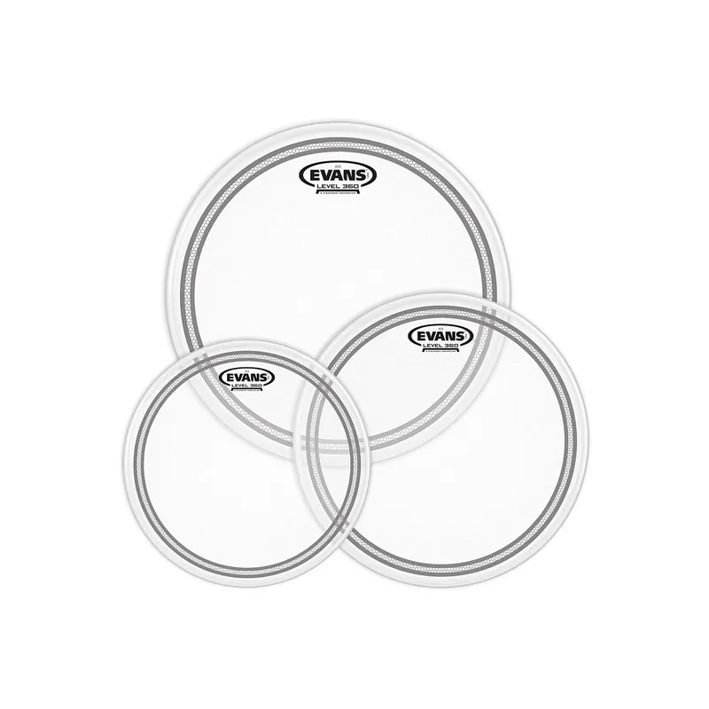 EVANS ETP-EC2SCTD-F EC2 TOM PACK 3 PELLI TOM CLEAR FUSION 10", 12", 14" Compra Oggi Stesso