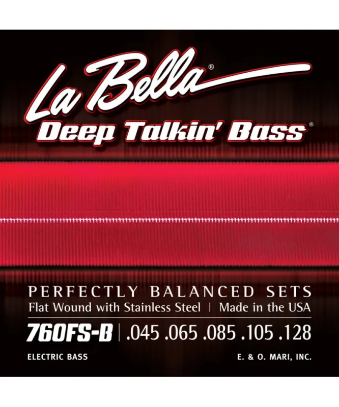 LaBella 760FS-B Muta di corde lisce per basso 5 corde Prezzo Ridotto