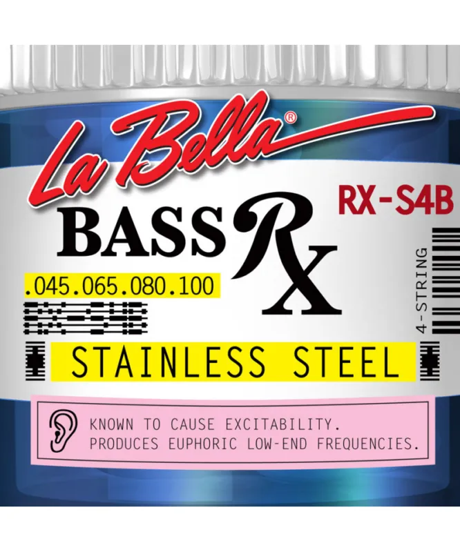 Pagamento Sicuro LaBella RX-S4B Muta di corde per basso 4 corde