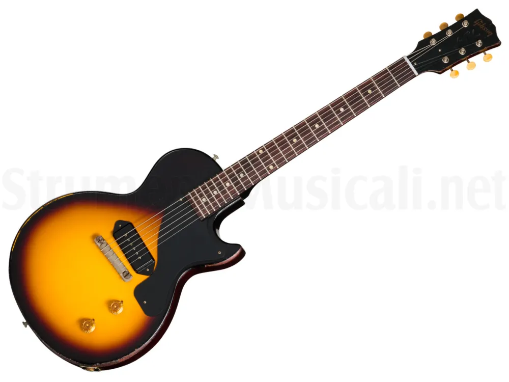 GIBSON 1957 Les Paul Junior Single Cut Reissue Heavy Aged Vintage Sunburst Più Venduto