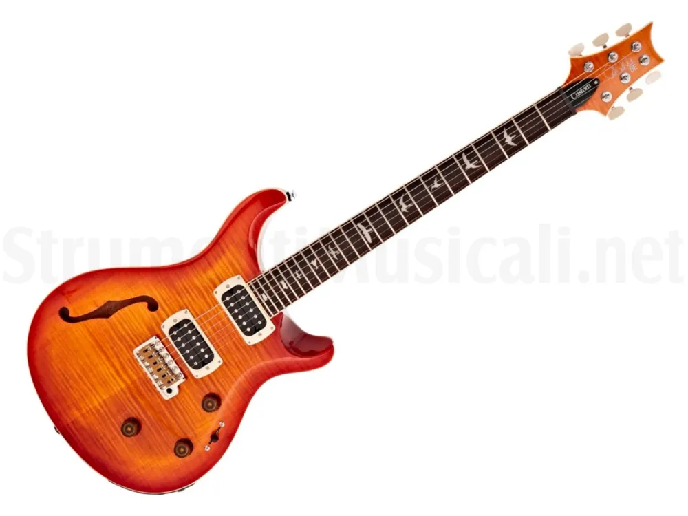 Soddisfatti O Rimborsati PRS SE Custom 24 Semi-Hollow Piezo Vintage Sunburst