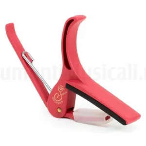 GROVER GP750RD - Capotasto Mobile Per Chitarra 6 Corde - Rosso Bestseller
