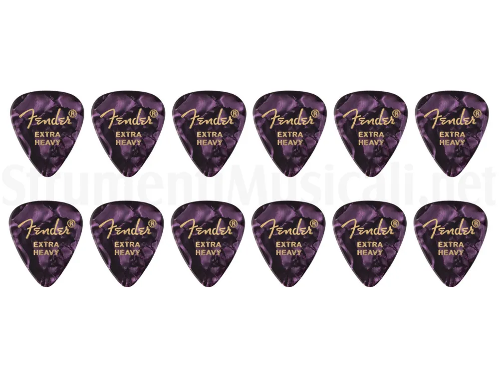 Sconto FENDER 351 Shape Premium Picks Extra Heavy - Purple Moto (12 Count)