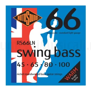 Novità ROTOSOUND RS66LN Swing Bass 66 Nickel 45-100