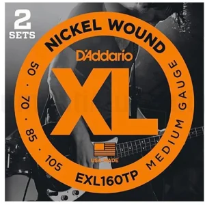 D‘ADDARIO EXL160TP Medium (2 sets) Spedizione Espresso
