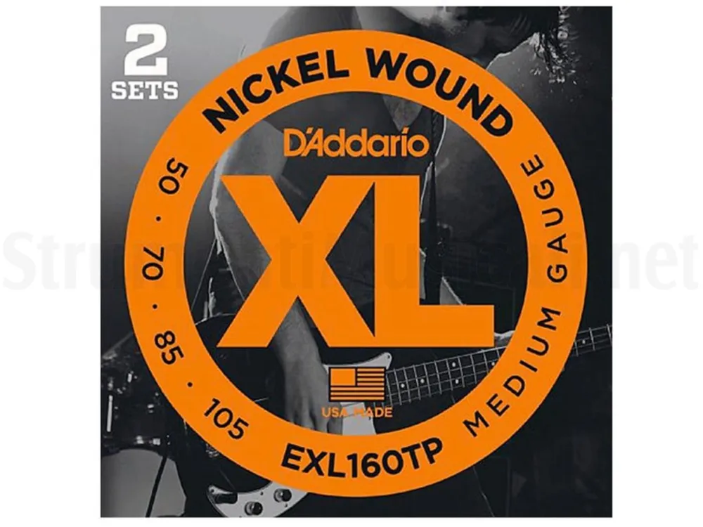 D‘ADDARIO EXL160TP Medium (2 sets) Spedizione Espresso