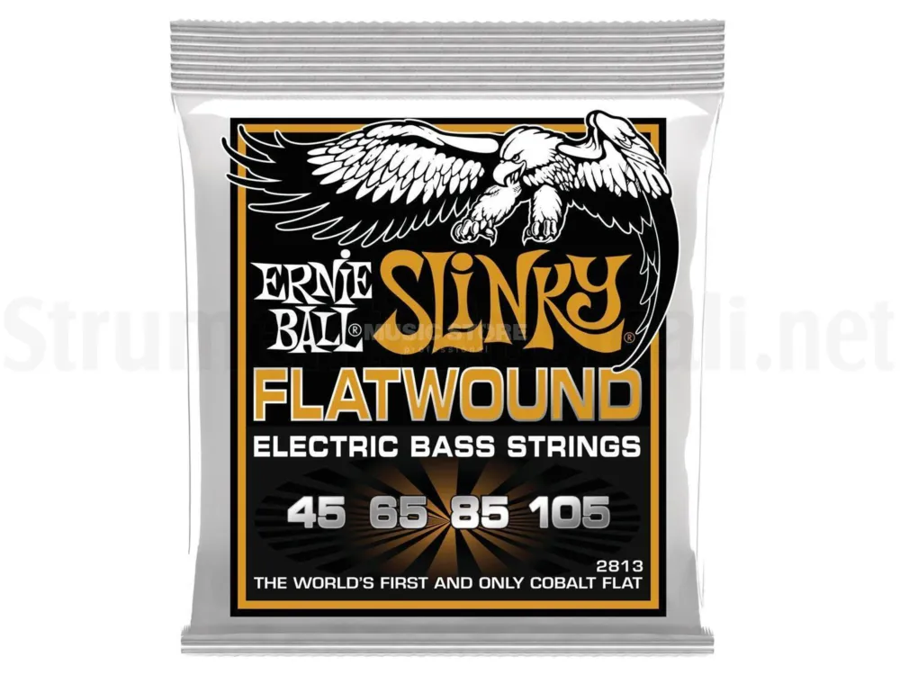 ERNIE BALL 2813 Slinky Flatwound Bass Prezzo Di Fabbrica