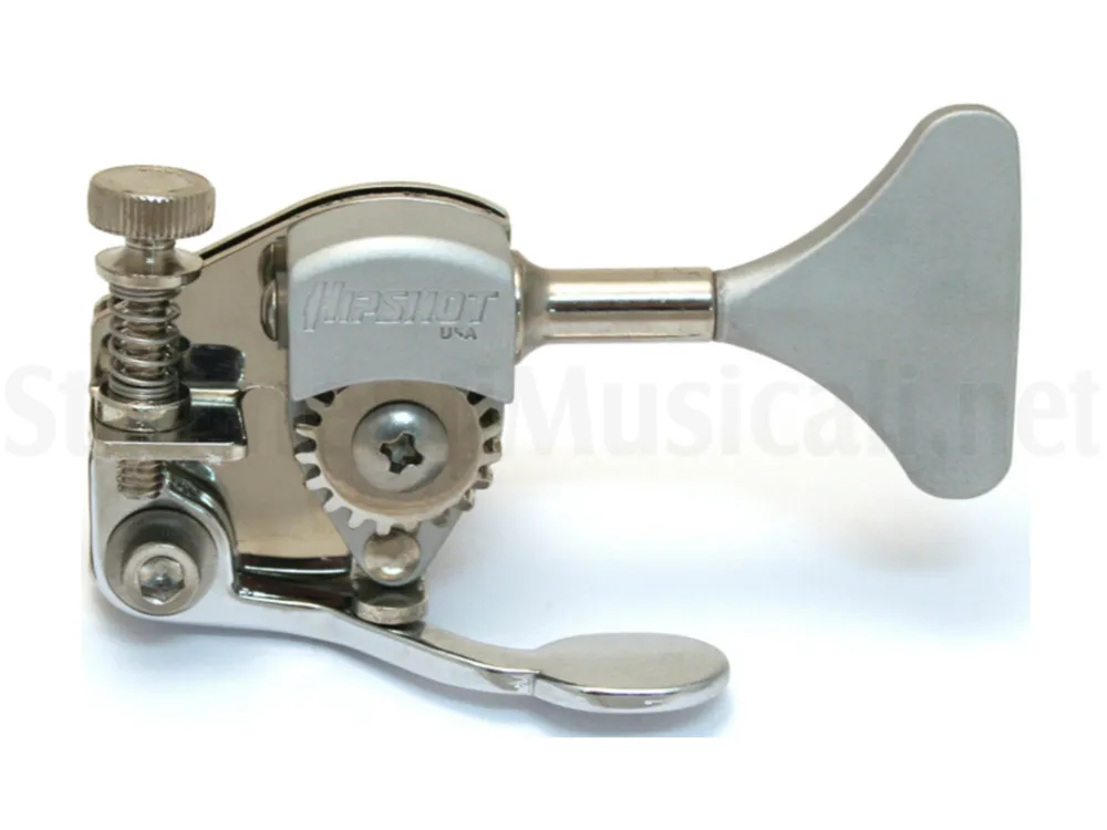 HIPSHOT HE6Y 3/8 C - Ultralite® Bass Xtender™ - Ibanez Style - Chrome Esclusivo