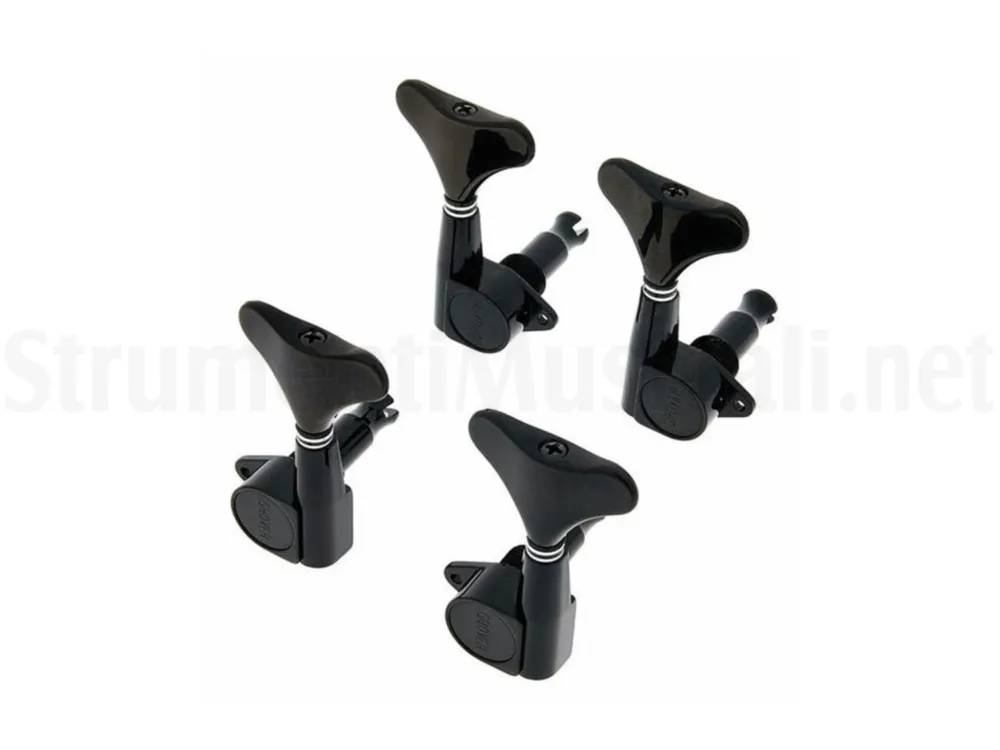 Prezzo Di Fabbrica GROVER 144BC Mini Bass Tuners Black Chrome