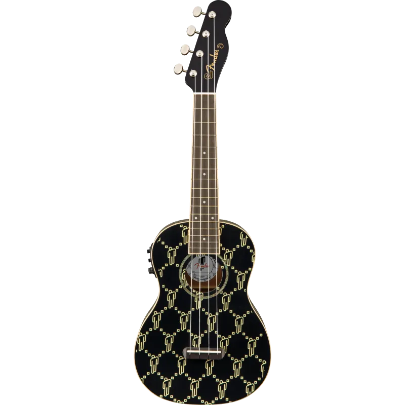 Fender Billie Eilish Uke Walnut Fingerboard Black Must-Have