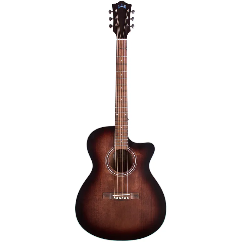 Guild IT OM-240CE Antique Charcoal Burst Consegna Rapida