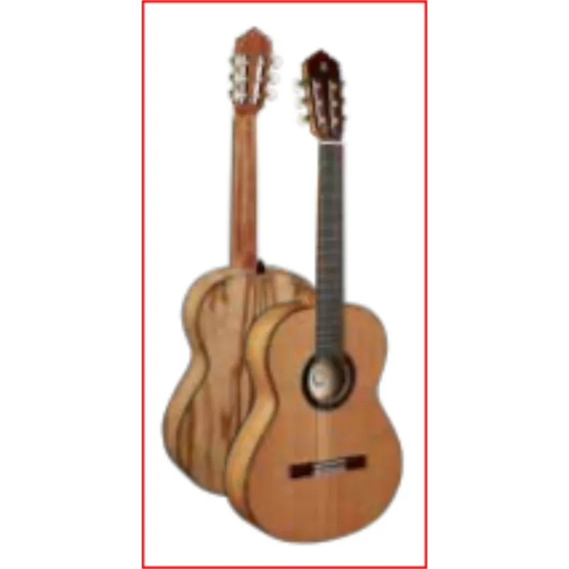 Alhambra 6 Olivo top in cedro Chitarra Classica con Borsa Prezzo Conveniente