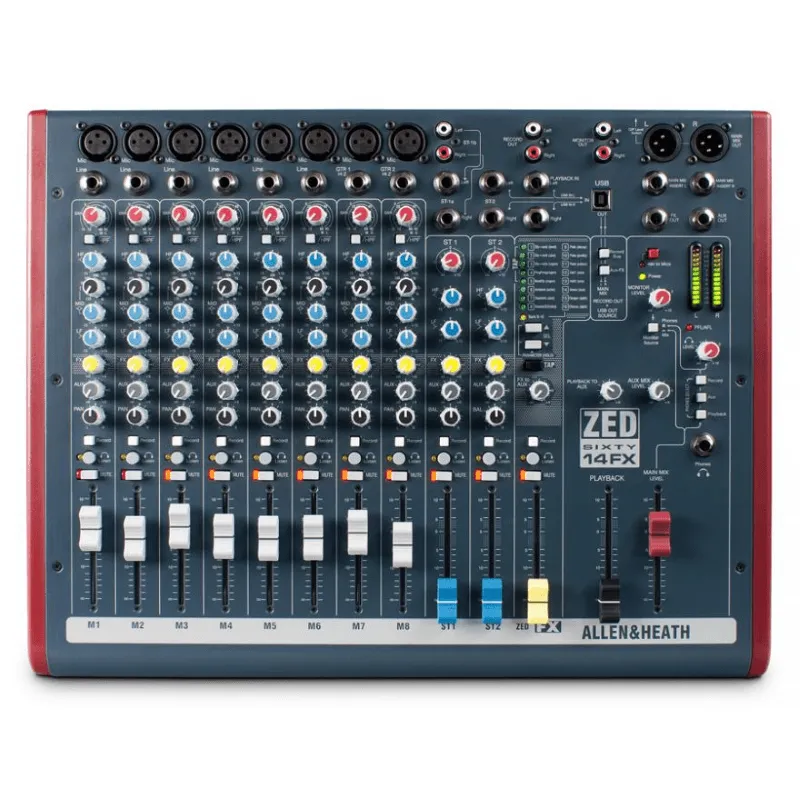 Allen & Heath ZED60 14FX Mixer USB Analogico Scelto Dai Clienti