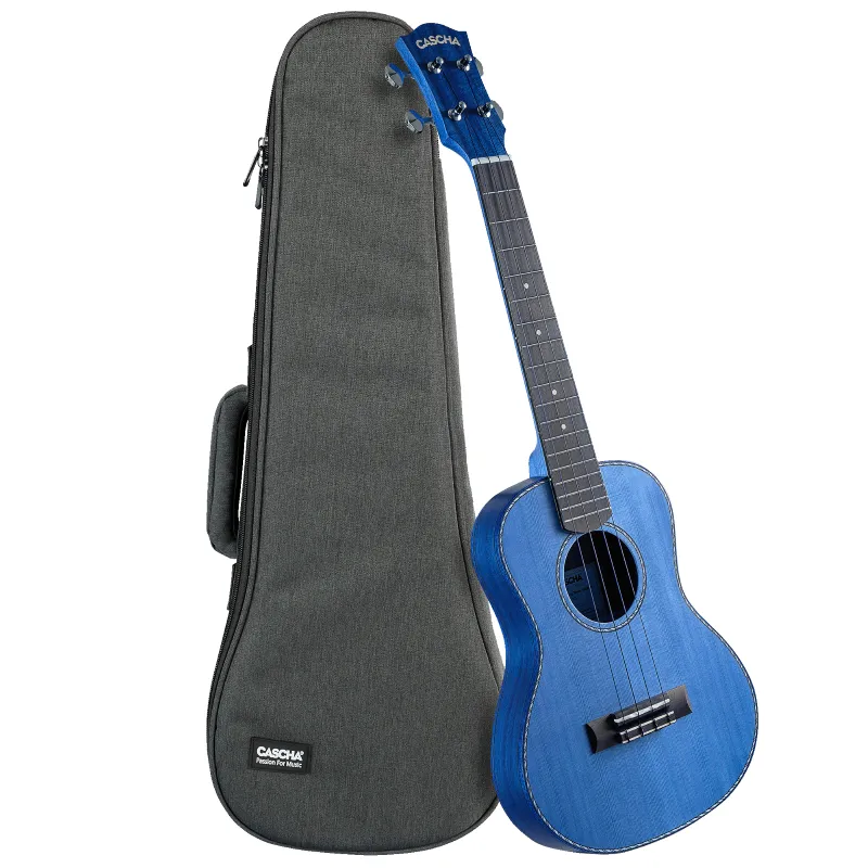 Offerta Limitata Cascha CUTCS1-EQ Tenor Ukulele - Cedar Solid Top with Pickup