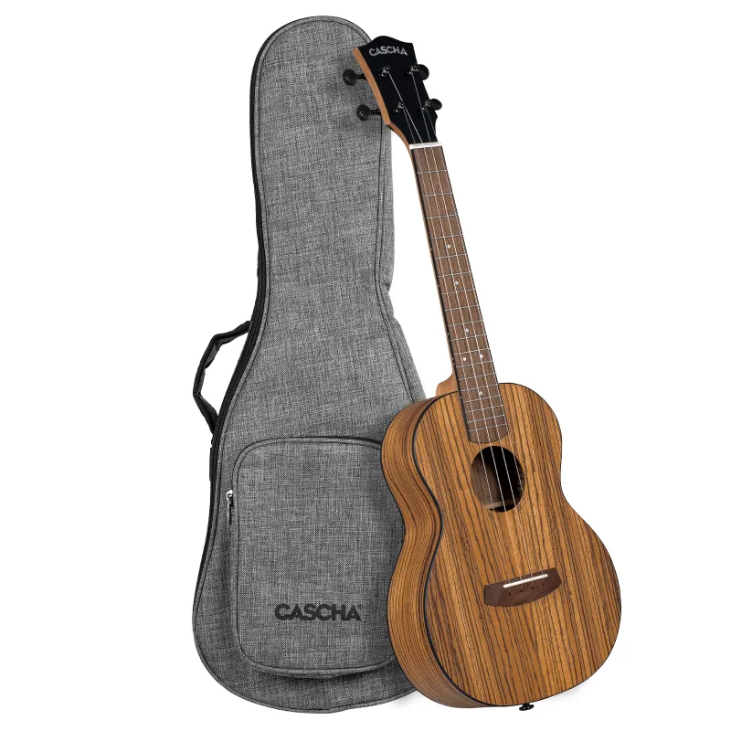 Cascha CUTZW1 Tenor Ukulele Zebra Wood Offerta