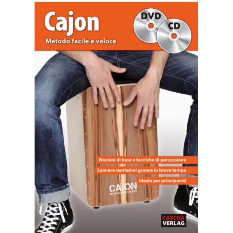 Ultimissimo Modello CASCHA HH1704 METODO FACILE E VELOCE x CAJON - CD+DVD