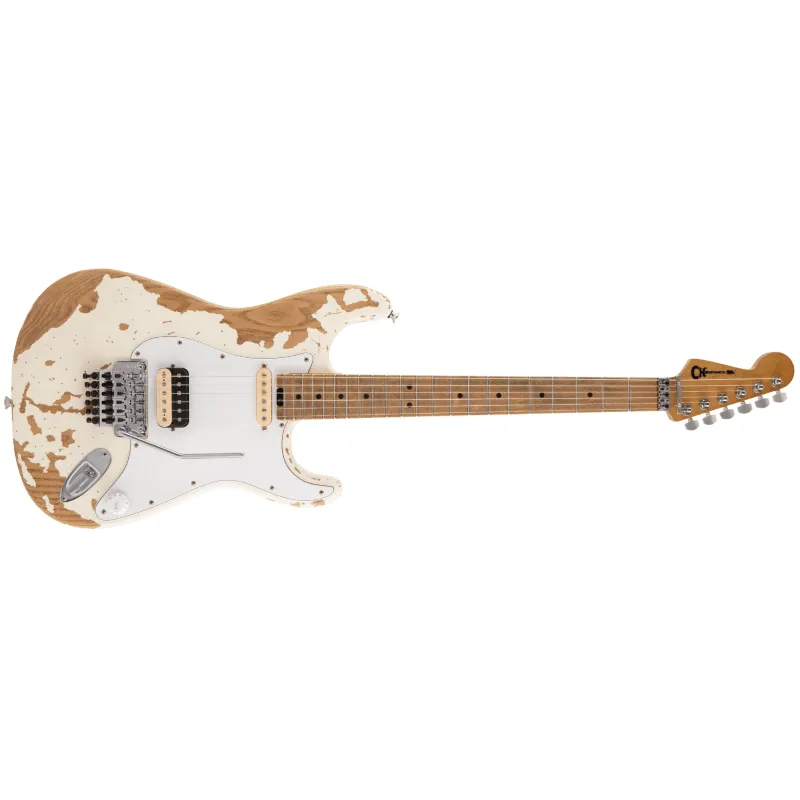 Pagamento Sicuro Charvel Henrik Danhage Limited Edition Signature Pro-Mod So-Cal Style 1 HS FR M, Maple Fingerboard, White Relic