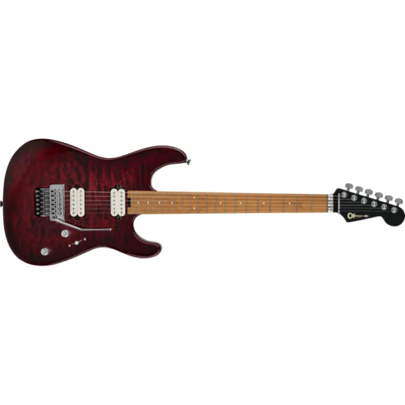 Charvel Pro-Mod Plus San Dimas® Style 1 HH FR CM, Carmalized Maple Fingerboard, Sangria Burst Pagamento Sicuro