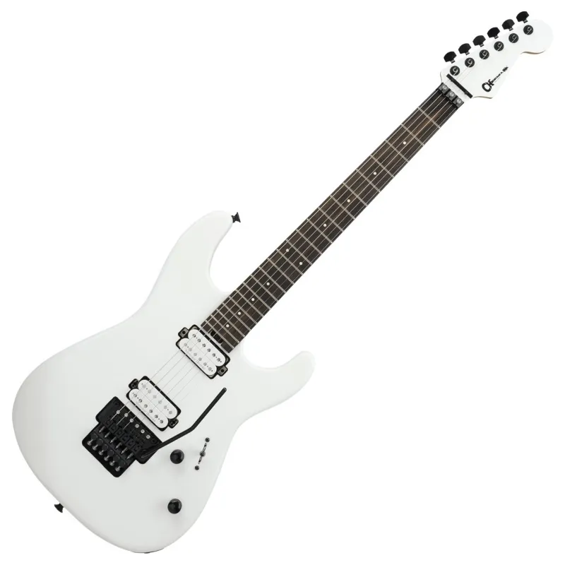 Charvel Pro-Mod Plus San Dimas® Style 1 HH FR E, Ebony Fingerboard, Snow White Subito Disponibile