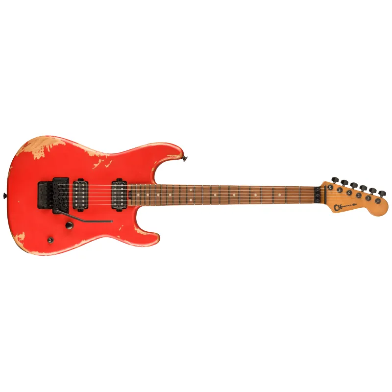 Charvel Pro-Mod Relic San Dimas® Style 1 HH FR PF, Pau Ferro Fingerboard, Weathered Orange Economico